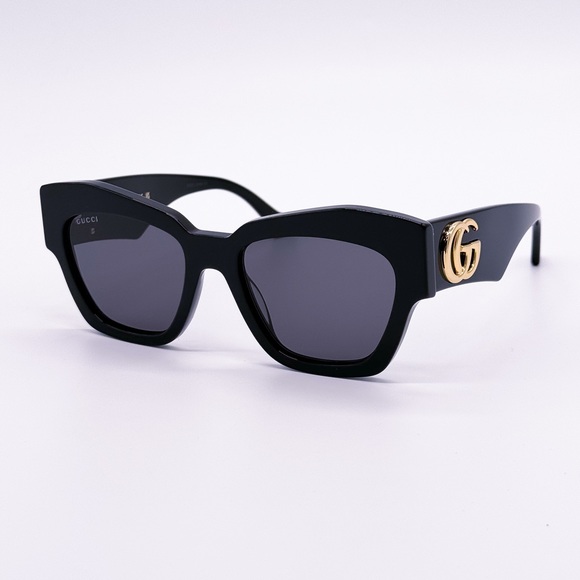 NEW GUCCI SUNGLASSES GG1422S 001 WOMEN SQUARE BLACK EYEWEAR GUCCI main image 11